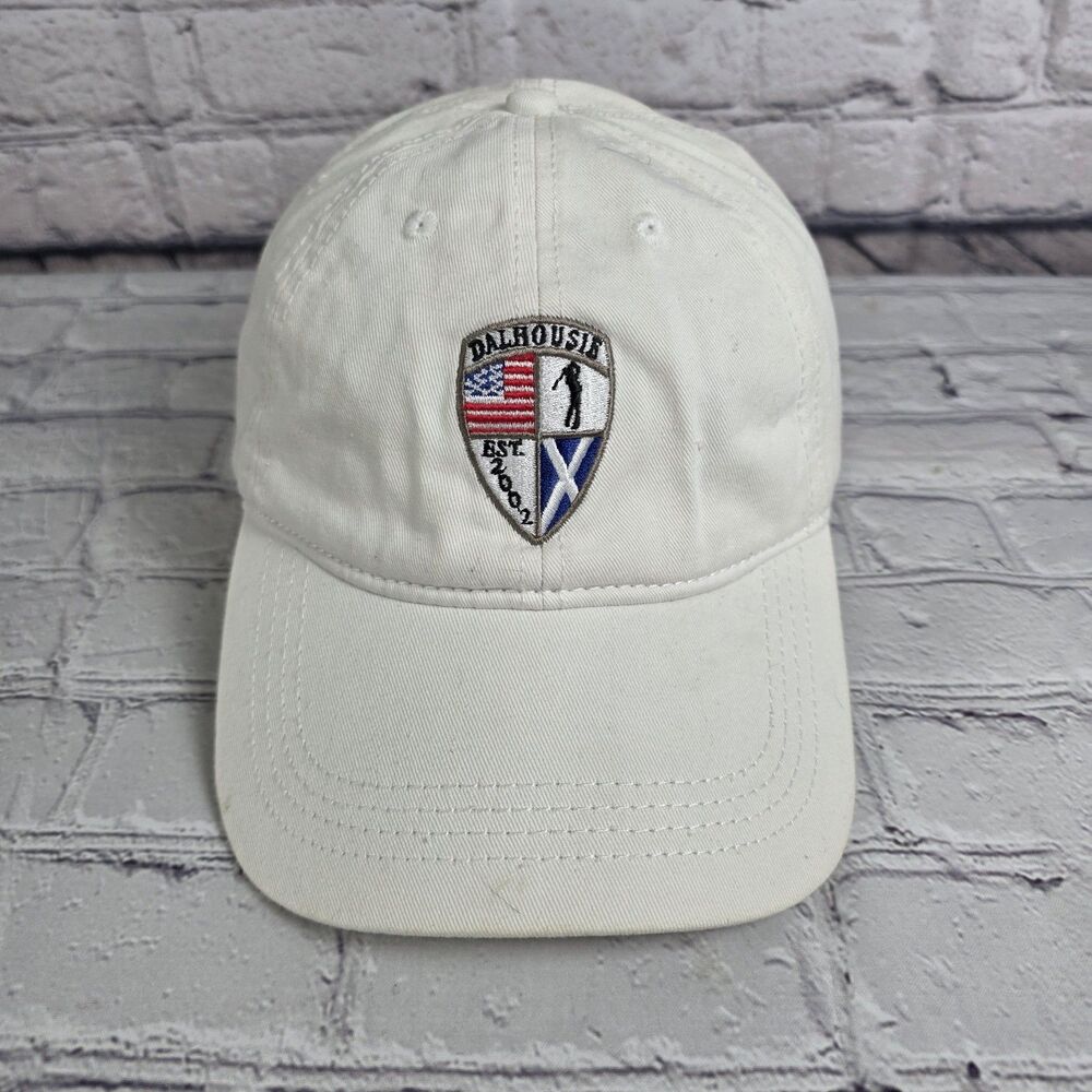 Dalhousie Golf White Adjustable Baseball Cap